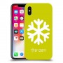 שלג כיסוי מגן קשיח בעיצוב אישי עם השם שלך ל Apple iPhone X יחידה אחת סקרין מובייל
