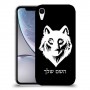 זאב כיסוי מגן קשיח בעיצוב אישי עם השם שלך ל Apple iPhone XR יחידה אחת סקרין מובייל