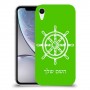 הגה - קפטן - ים כיסוי מגן קשיח בעיצוב אישי עם השם שלך ל Apple iPhone XR יחידה אחת סקרין מובייל