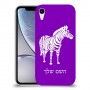 זברה כיסוי מגן קשיח בעיצוב אישי עם השם שלך ל Apple iPhone XR יחידה אחת סקרין מובייל