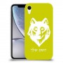 זאב כיסוי מגן קשיח בעיצוב אישי עם השם שלך ל Apple iPhone XR יחידה אחת סקרין מובייל