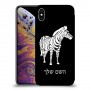 זברה כיסוי מגן קשיח בעיצוב אישי עם השם שלך ל Apple iPhone XS Max יחידה אחת סקרין מובייל