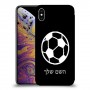 כדורגל - כדור כיסוי מגן קשיח בעיצוב אישי עם השם שלך ל Apple iPhone XS Max יחידה אחת סקרין מובייל