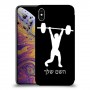 הרמת משקולות כיסוי מגן קשיח בעיצוב אישי עם השם שלך ל Apple iPhone XS Max יחידה אחת סקרין מובייל