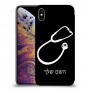 רופא סטטוסקופ כיסוי מגן קשיח בעיצוב אישי עם השם שלך ל Apple iPhone XS Max יחידה אחת סקרין מובייל