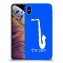 סקספון כיסוי מגן קשיח בעיצוב אישי עם השם שלך ל Apple iPhone XS Max יחידה אחת סקרין מובייל