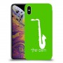 סקספון כיסוי מגן קשיח בעיצוב אישי עם השם שלך ל Apple iPhone XS Max יחידה אחת סקרין מובייל