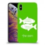 דגים כיסוי מגן קשיח בעיצוב אישי עם השם שלך ל Apple iPhone XS Max יחידה אחת סקרין מובייל