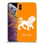 אריה כיסוי מגן קשיח בעיצוב אישי עם השם שלך ל Apple iPhone XS Max יחידה אחת סקרין מובייל