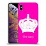 כתר מלכותי כיסוי מגן קשיח בעיצוב אישי עם השם שלך ל Apple iPhone XS Max יחידה אחת סקרין מובייל