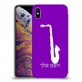 סקספון כיסוי מגן קשיח בעיצוב אישי עם השם שלך ל Apple iPhone XS Max יחידה אחת סקרין מובייל