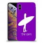 גלישה כיסוי מגן קשיח בעיצוב אישי עם השם שלך ל Apple iPhone XS Max יחידה אחת סקרין מובייל