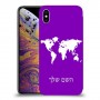 מפת העולם כיסוי מגן קשיח בעיצוב אישי עם השם שלך ל Apple iPhone XS Max יחידה אחת סקרין מובייל