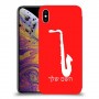 סקספון כיסוי מגן קשיח בעיצוב אישי עם השם שלך ל Apple iPhone XS Max יחידה אחת סקרין מובייל