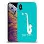 סקספון כיסוי מגן קשיח בעיצוב אישי עם השם שלך ל Apple iPhone XS Max יחידה אחת סקרין מובייל