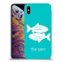 דגים כיסוי מגן קשיח בעיצוב אישי עם השם שלך ל Apple iPhone XS Max יחידה אחת סקרין מובייל