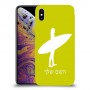 גלישה כיסוי מגן קשיח בעיצוב אישי עם השם שלך ל Apple iPhone XS Max יחידה אחת סקרין מובייל