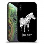זברה כיסוי מגן קשיח בעיצוב אישי עם השם שלך ל Apple iPhone XS יחידה אחת סקרין מובייל