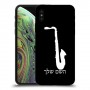סקספון כיסוי מגן קשיח בעיצוב אישי עם השם שלך ל Apple iPhone XS יחידה אחת סקרין מובייל