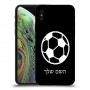 כדורגל - כדור כיסוי מגן קשיח בעיצוב אישי עם השם שלך ל Apple iPhone XS יחידה אחת סקרין מובייל
