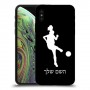 כדורגל - אישה כיסוי מגן קשיח בעיצוב אישי עם השם שלך ל Apple iPhone XS יחידה אחת סקרין מובייל