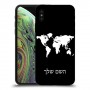 מפת העולם כיסוי מגן קשיח בעיצוב אישי עם השם שלך ל Apple iPhone XS יחידה אחת סקרין מובייל