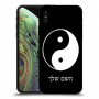 סמל יינג יאנג - סין כיסוי מגן קשיח בעיצוב אישי עם השם שלך ל Apple iPhone XS יחידה אחת סקרין מובייל