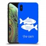 דגים כיסוי מגן קשיח בעיצוב אישי עם השם שלך ל Apple iPhone XS יחידה אחת סקרין מובייל