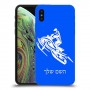 אופנוע שלג כיסוי מגן קשיח בעיצוב אישי עם השם שלך ל Apple iPhone XS יחידה אחת סקרין מובייל