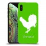 תרנגול כיסוי מגן קשיח בעיצוב אישי עם השם שלך ל Apple iPhone XS יחידה אחת סקרין מובייל
