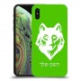 זאב כיסוי מגן קשיח בעיצוב אישי עם השם שלך ל Apple iPhone XS יחידה אחת סקרין מובייל