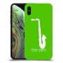 סקספון כיסוי מגן קשיח בעיצוב אישי עם השם שלך ל Apple iPhone XS יחידה אחת סקרין מובייל