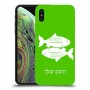 דגים כיסוי מגן קשיח בעיצוב אישי עם השם שלך ל Apple iPhone XS יחידה אחת סקרין מובייל