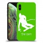 סקִי כיסוי מגן קשיח בעיצוב אישי עם השם שלך ל Apple iPhone XS יחידה אחת סקרין מובייל