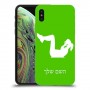 אימון ספורט - אישה כיסוי מגן קשיח בעיצוב אישי עם השם שלך ל Apple iPhone XS יחידה אחת סקרין מובייל