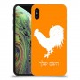 תרנגול כיסוי מגן קשיח בעיצוב אישי עם השם שלך ל Apple iPhone XS יחידה אחת סקרין מובייל