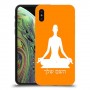 יוגה כיסוי מגן קשיח בעיצוב אישי עם השם שלך ל Apple iPhone XS יחידה אחת סקרין מובייל