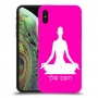 יוגה כיסוי מגן קשיח בעיצוב אישי עם השם שלך ל Apple iPhone XS יחידה אחת סקרין מובייל