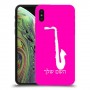 סקספון כיסוי מגן קשיח בעיצוב אישי עם השם שלך ל Apple iPhone XS יחידה אחת סקרין מובייל