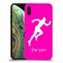 רץ כיסוי מגן קשיח בעיצוב אישי עם השם שלך ל Apple iPhone XS יחידה אחת סקרין מובייל