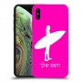 גלישה כיסוי מגן קשיח בעיצוב אישי עם השם שלך ל Apple iPhone XS יחידה אחת סקרין מובייל