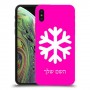 שלג כיסוי מגן קשיח בעיצוב אישי עם השם שלך ל Apple iPhone XS יחידה אחת סקרין מובייל