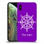 הגה - קפטן - ים כיסוי מגן קשיח בעיצוב אישי עם השם שלך ל Apple iPhone XS יחידה אחת סקרין מובייל
