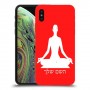 יוגה כיסוי מגן קשיח בעיצוב אישי עם השם שלך ל Apple iPhone XS יחידה אחת סקרין מובייל