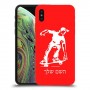 ילד סקייטבורד כיסוי מגן קשיח בעיצוב אישי עם השם שלך ל Apple iPhone XS יחידה אחת סקרין מובייל