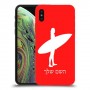 גלישה כיסוי מגן קשיח בעיצוב אישי עם השם שלך ל Apple iPhone XS יחידה אחת סקרין מובייל