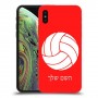 כדורעף - כדור כיסוי מגן קשיח בעיצוב אישי עם השם שלך ל Apple iPhone XS יחידה אחת סקרין מובייל