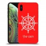 הגה - קפטן - ים כיסוי מגן קשיח בעיצוב אישי עם השם שלך ל Apple iPhone XS יחידה אחת סקרין מובייל