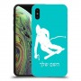 סקִי כיסוי מגן קשיח בעיצוב אישי עם השם שלך ל Apple iPhone XS יחידה אחת סקרין מובייל