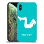 אימון ספורט - אישה כיסוי מגן קשיח בעיצוב אישי עם השם שלך ל Apple iPhone XS יחידה אחת סקרין מובייל
